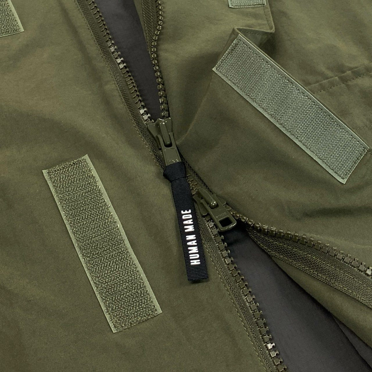 @  Mb10 Human Made Men’s Mountain Parka Jacket Khaki Size XXLk02i