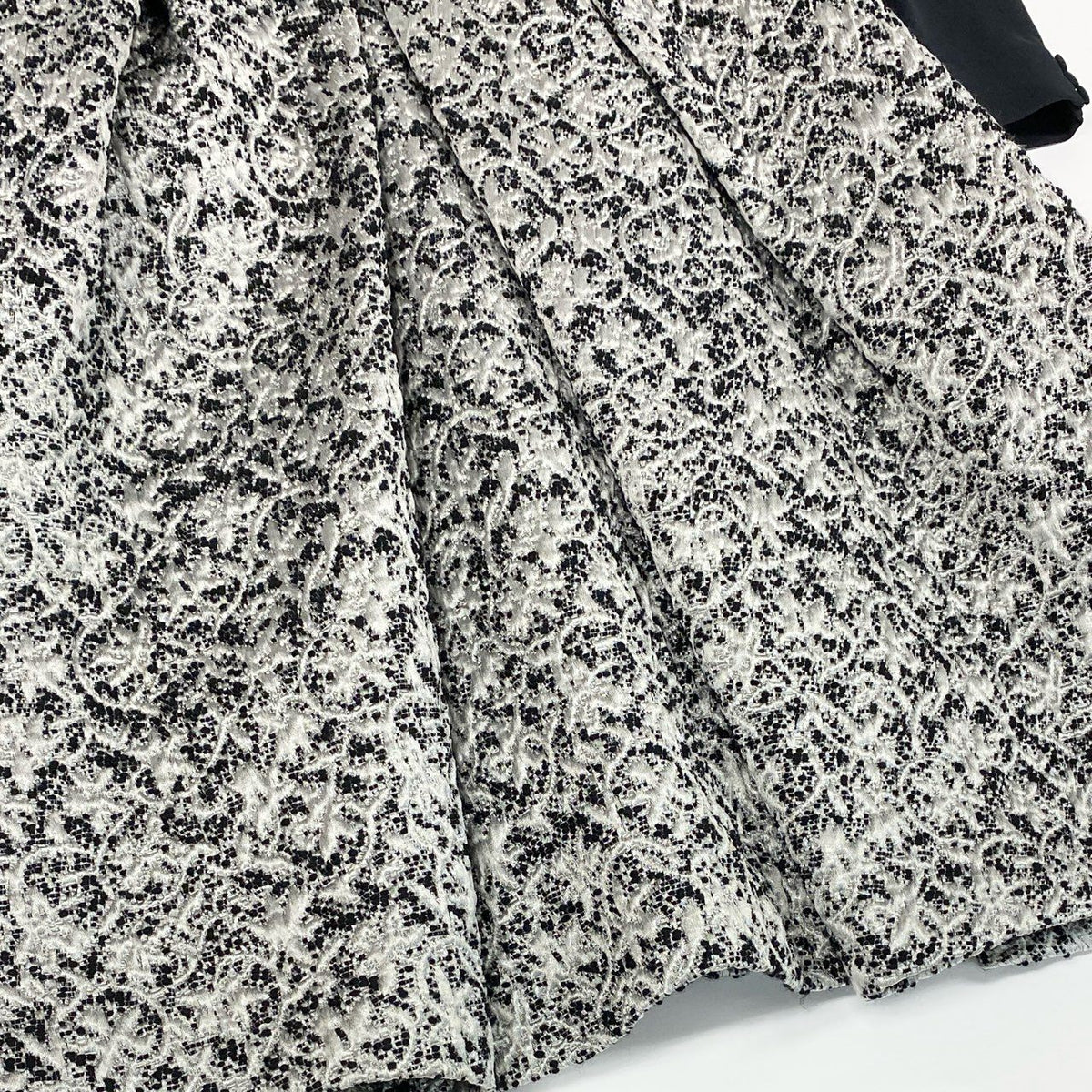 @Ed6 Christian Dior 2A21605E1170 Jacquard Switch Midi Dress Dress Size 38 Navy/Gray Women'sta1
