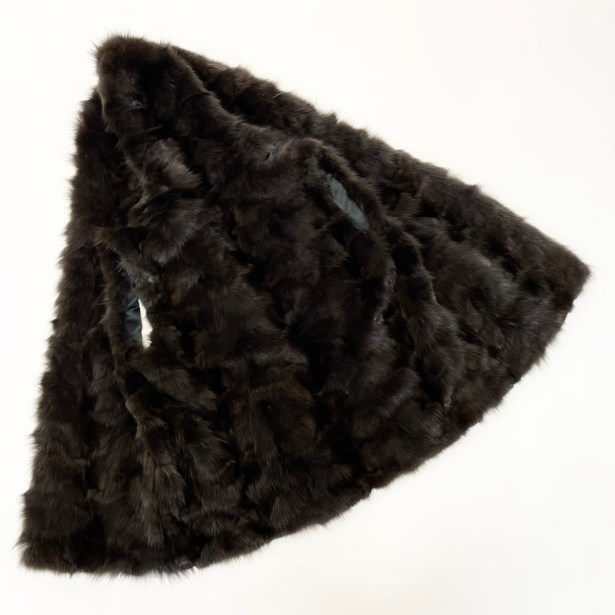 S E E VIOLETA Genuine Fur Vestnu1