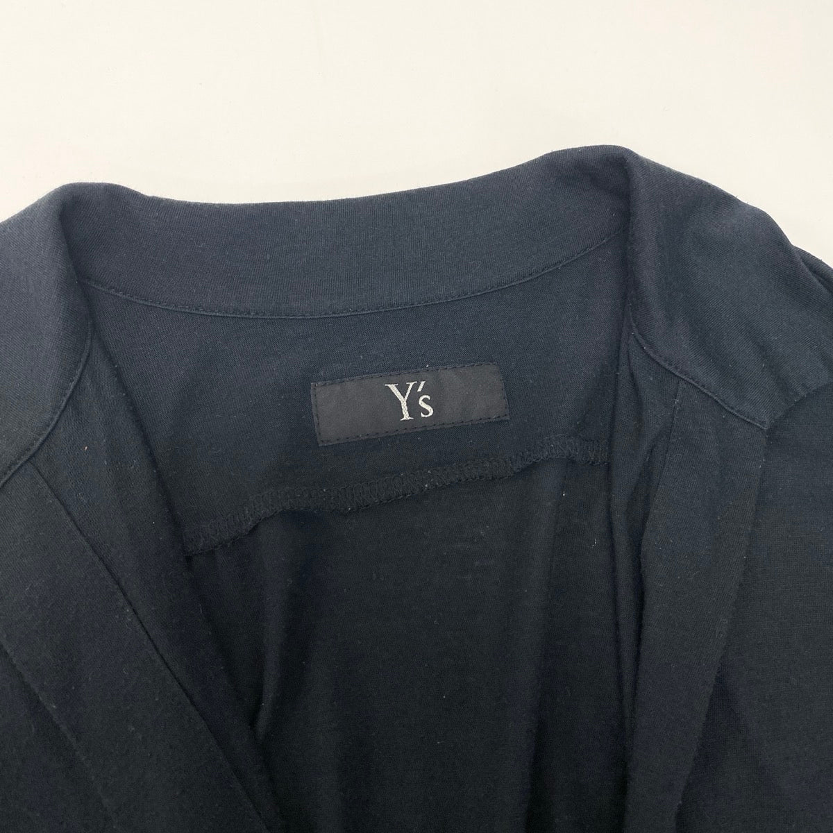 Ah1 Y's Yohji Yamamoto Long Shirt Cardigan Made in Japan Black Size 2ta2