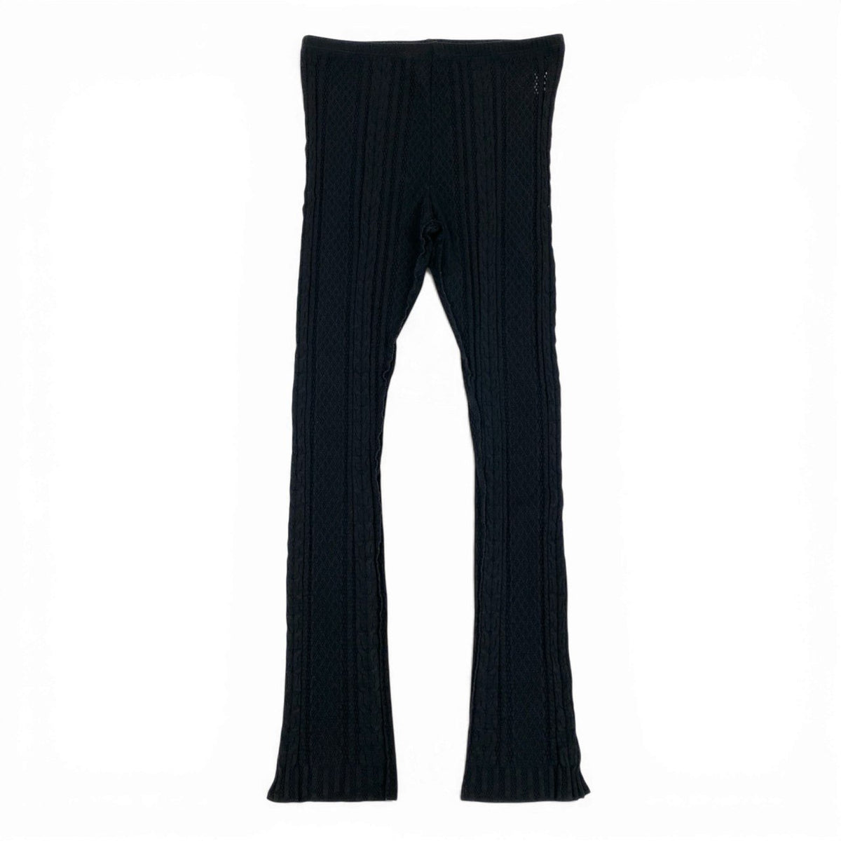 ＠Ac6PLEATS PLEASE Issey Miyake Cutting Design Leggings Pants Tight Pants Size 3 Black Women's Bottomk02i