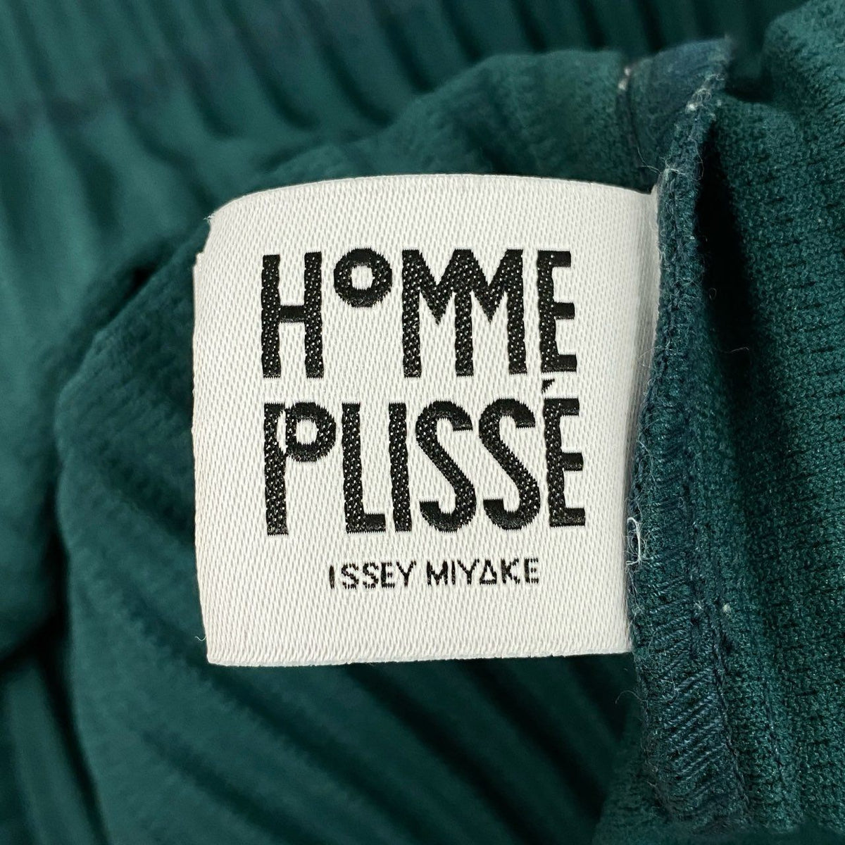 @Md12 HOMME PLISSE Pleated Cut and Sewn Tops Size 3 Green Men's Pleats Pleaseta1