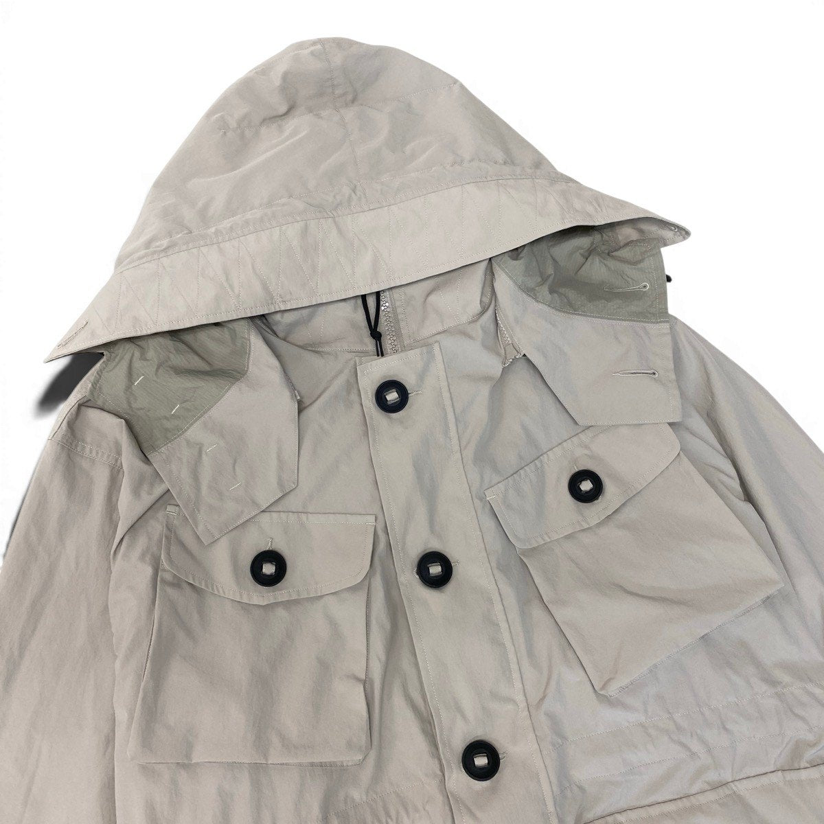 @Ｍf25 N.HOOLYWOOD 2024SS 2Way Half Coat Jacket Beige Size 38 Men 9241-CO01-001o07t