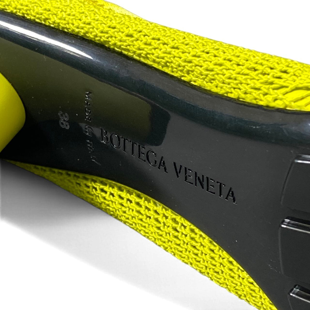h11BOTTEGA VENETA Atomic Stretch Mesh Sandals Made in Italy Size 38k02i