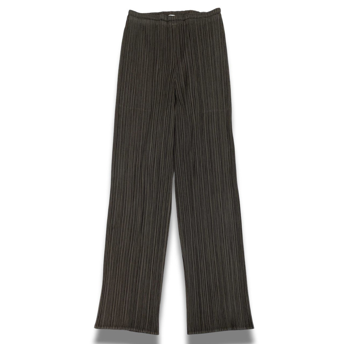@ Ac2 PLEATS PLEASE Pleated Pants Slacks Size 2 Khaki Green Women's Pants Bottomk02i