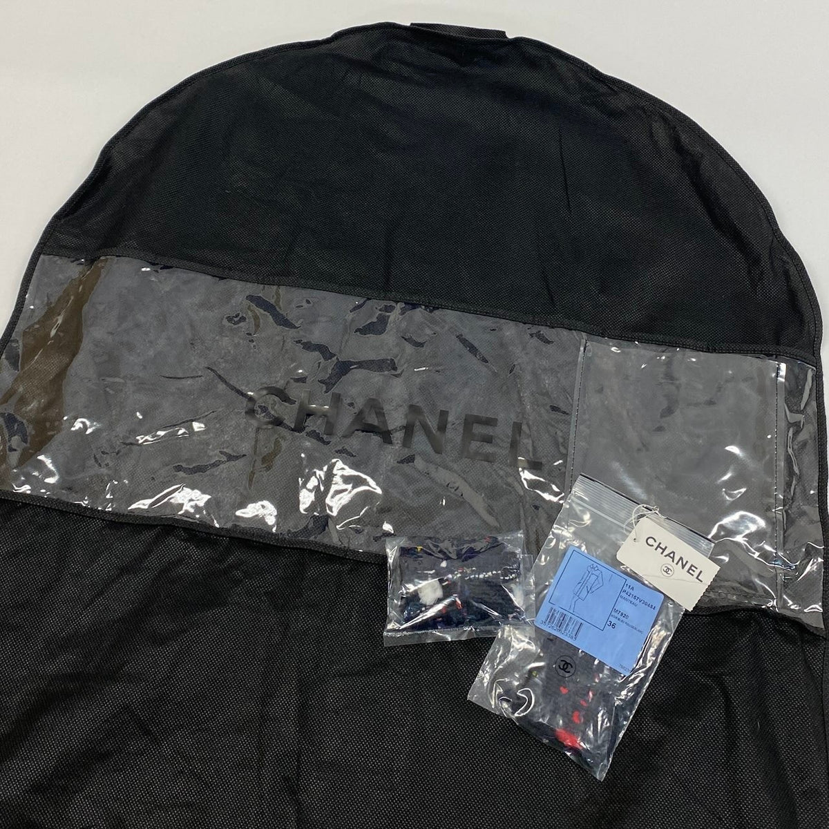 Cd2@Cd2CHANEL CC Button Tweed Soutien Collar Coat P42157 Navy Size 36 France Women'st18r
