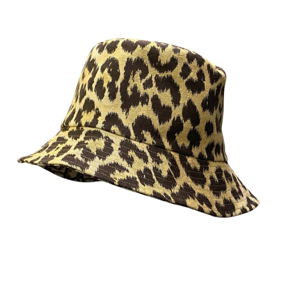 ＠c4 Christian Dior Reversible Bucket Hat Leopard Trotter Size 57 Made in Italyta1