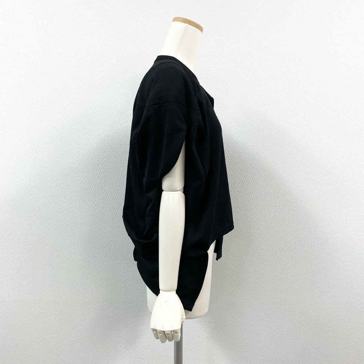 @ Aa29 COMME des GARÇONS Women's Patchwork Top, Made in Japan, Size S, Black, 100% Polyester, Size AD2023 GL-T018o07t