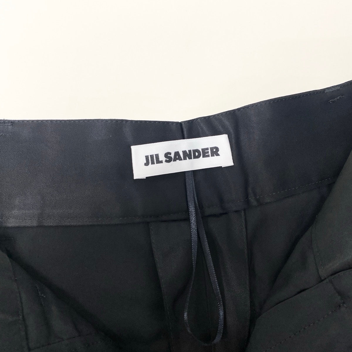 Eh1JIL SANDER Wide Trousers Rayon Black JO3KA0264 J65246 Size 34 Women'su02t