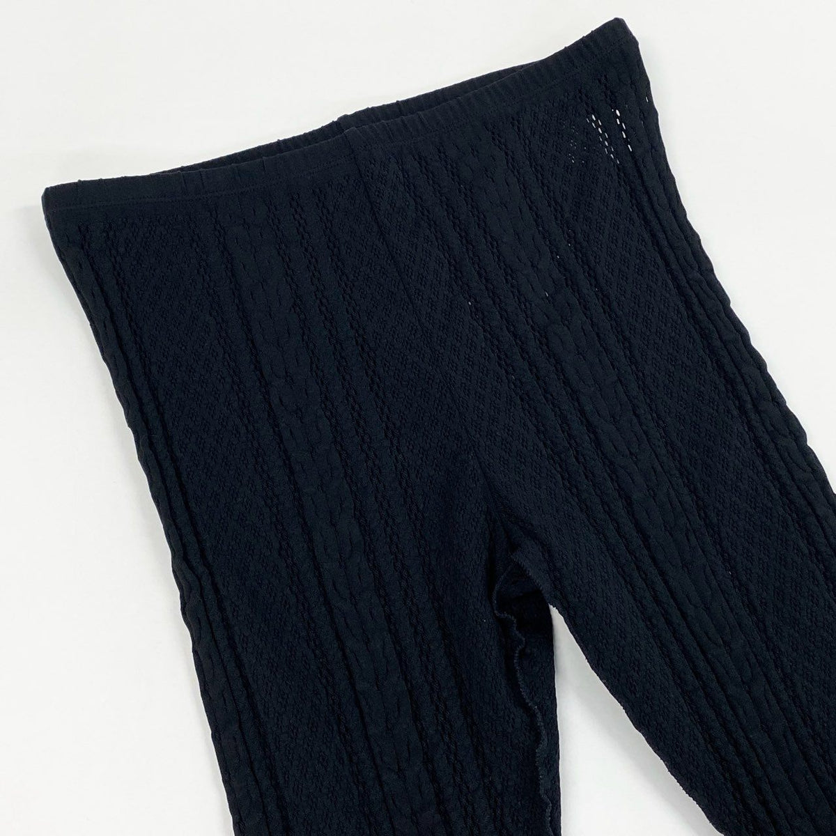 ＠Ac6PLEATS PLEASE Issey Miyake Cutting Design Leggings Pants Tight Pants Size 3 Black Women's Bottomk02i