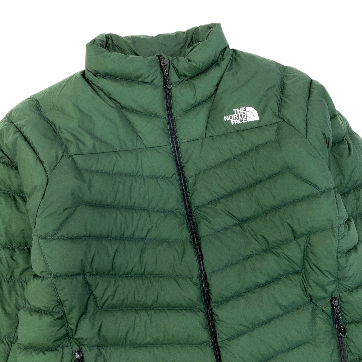 49g17 【美品】 THE NORTH FACE ザノースフェイス サンダージャケット ダウンジャケット NY823C12 サイズM グリーン メンズt18r