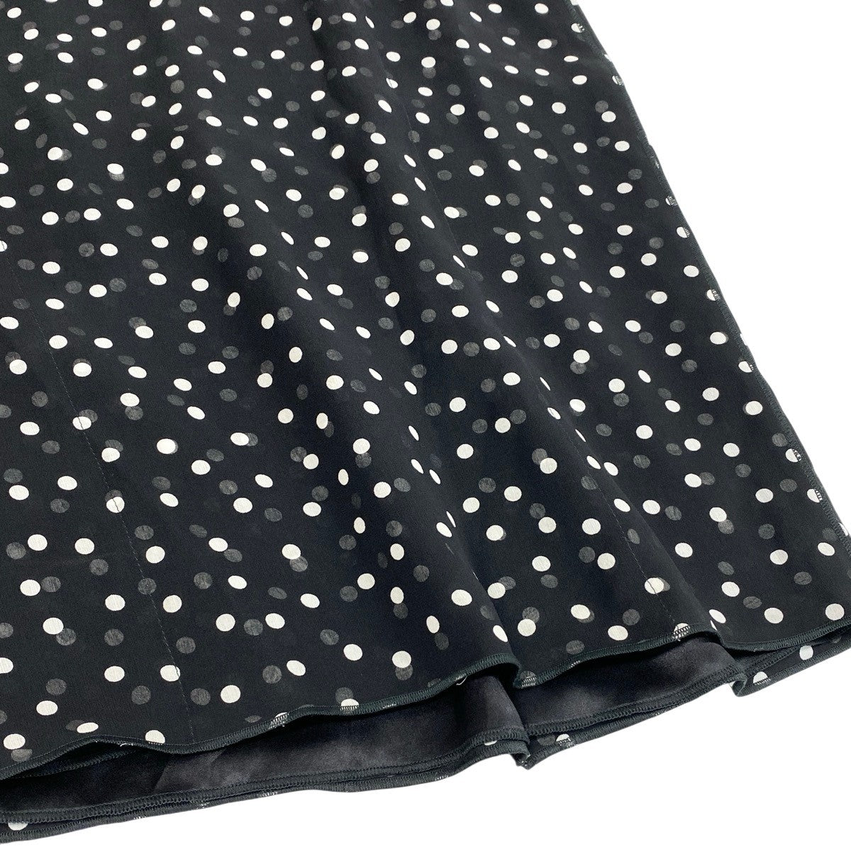 Eh11 Dolce & Gabbana Polka Dot Silk Skirt Black Size 38 Women'so07t