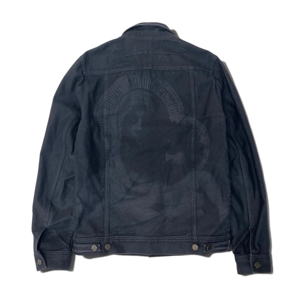 Mh1 GIVENCHY 2013AW Madonna Print Denim Jacket Black Size M Men's Riccardo Tisciu02t