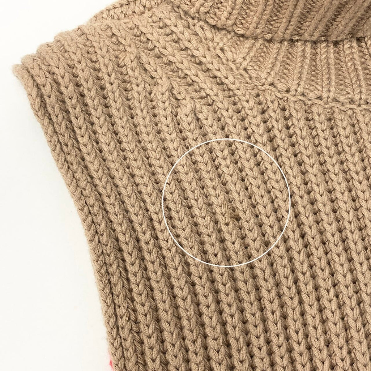 BURBERRY Women's Beige Chunky Knit Turtleneck Cape Poncho Sweater 146x40cm