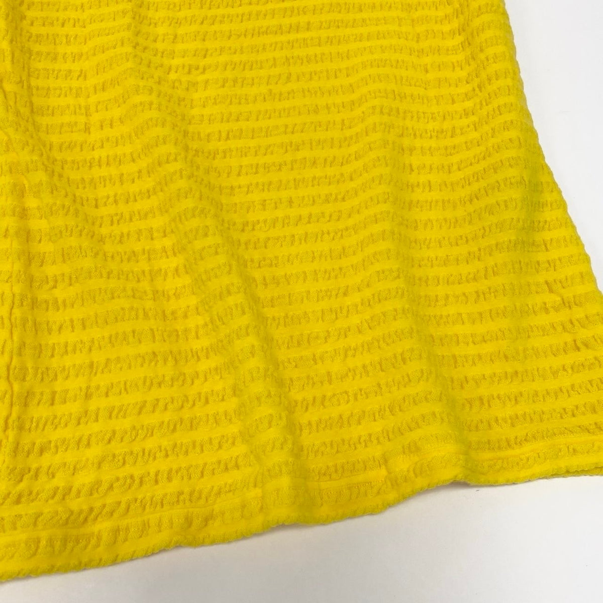 @Af9 A-POC ABLE ISSEY MIYAKE Stretch Short Sleeve Top AP33JJ405 Yellow Size 2 Women Rare Japano07t