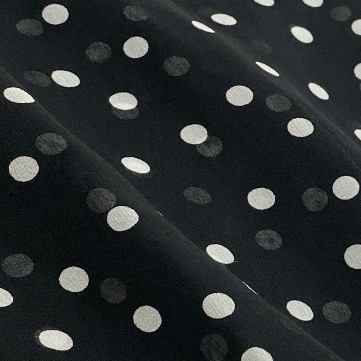 Eh11 Dolce & Gabbana Polka Dot Silk Skirt Black Size 38 Women'so07t