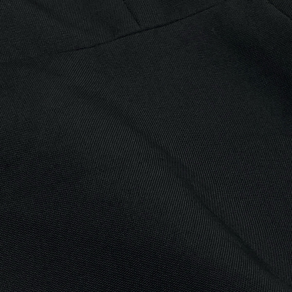 Ei7Yves Saint Laurent Silk Collarless Formal Jacket Black Women'so07t