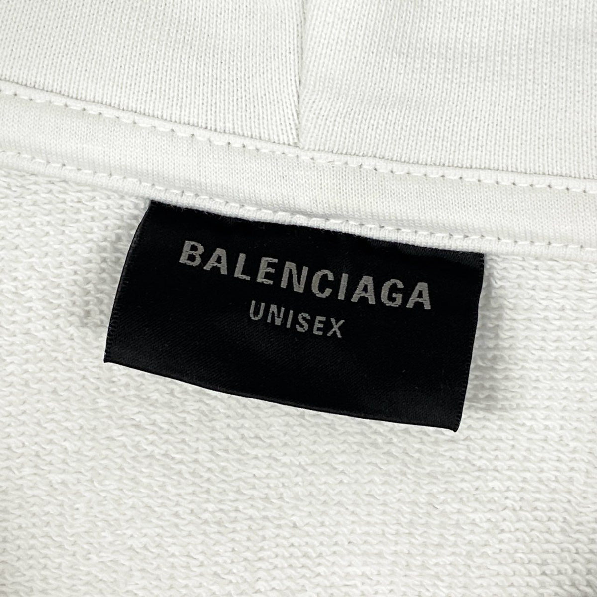 @d7 BALENCIAGA 2022 Distressed Hoodie White Size M Men's Demna Era Oversized Sweatshirtk02i