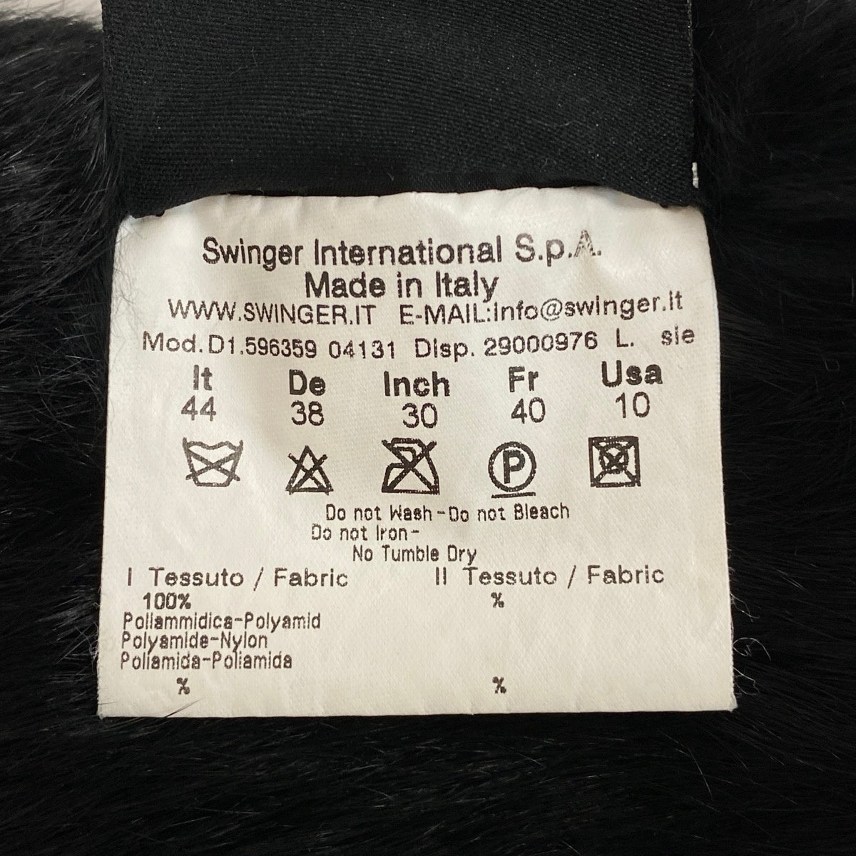 Ｎ Eh10 FENDI Reversible Faux Fur Zip Up Vest 2Way Sleeveless IT44 Black Women u02t