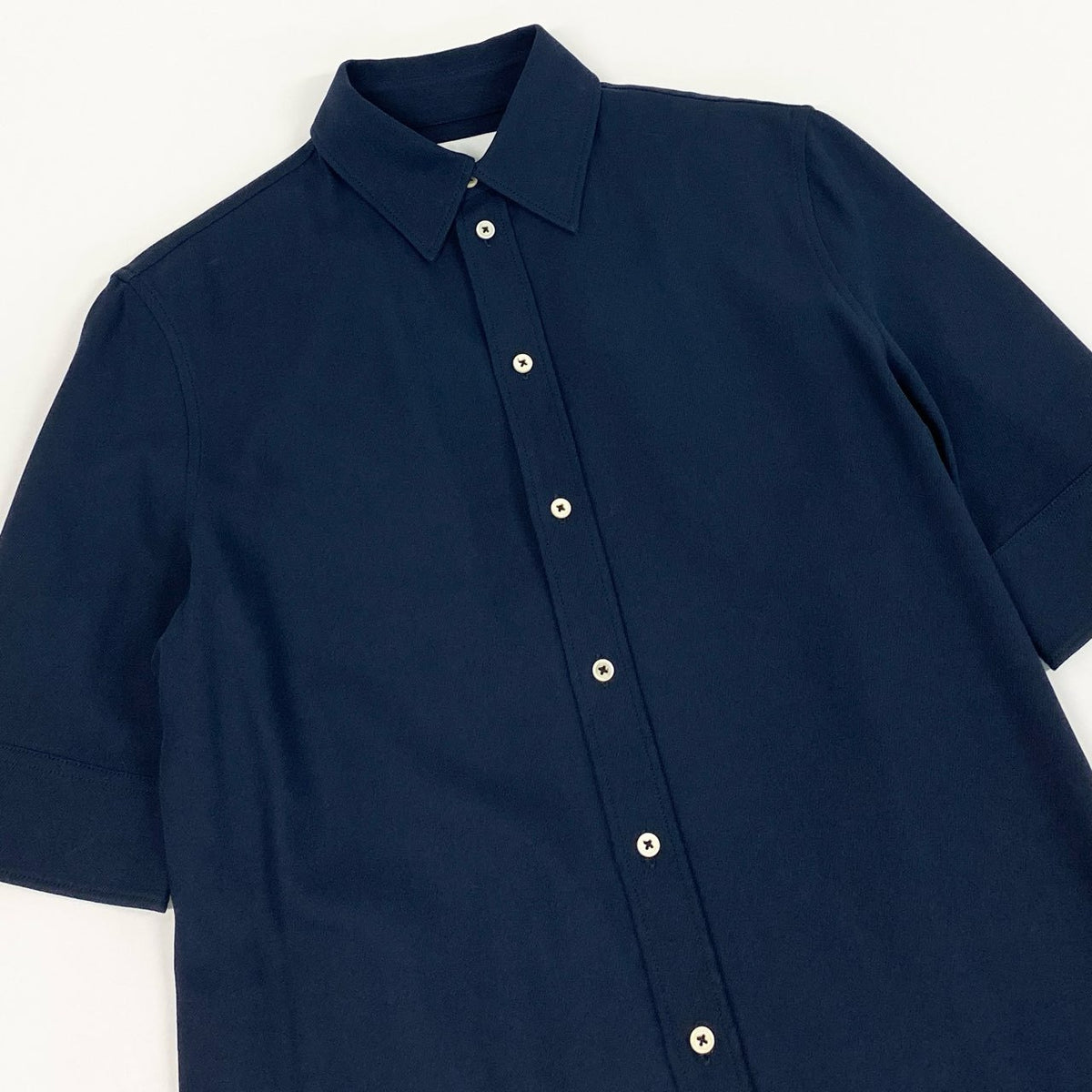 @ Eb22 JIL SANDER Long Shirt Dress 32 Navyu02t