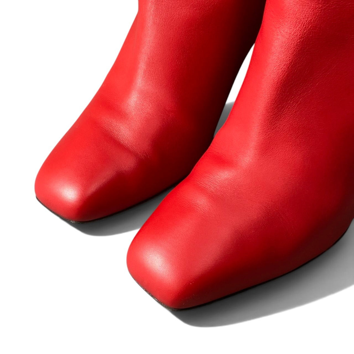h12Salvatore Ferragamo Gancini Chunky Heel Long Boots Size 7 Women'sk02i