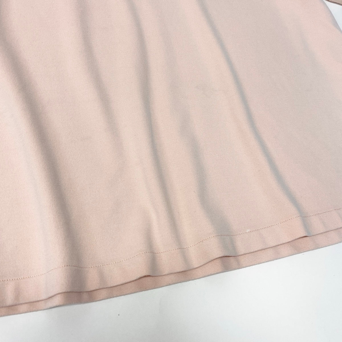 ＠Mf24Acne Studios Logo Collar Short Sleeve T-Shirt Cream Beige Size L Men BL282o07t