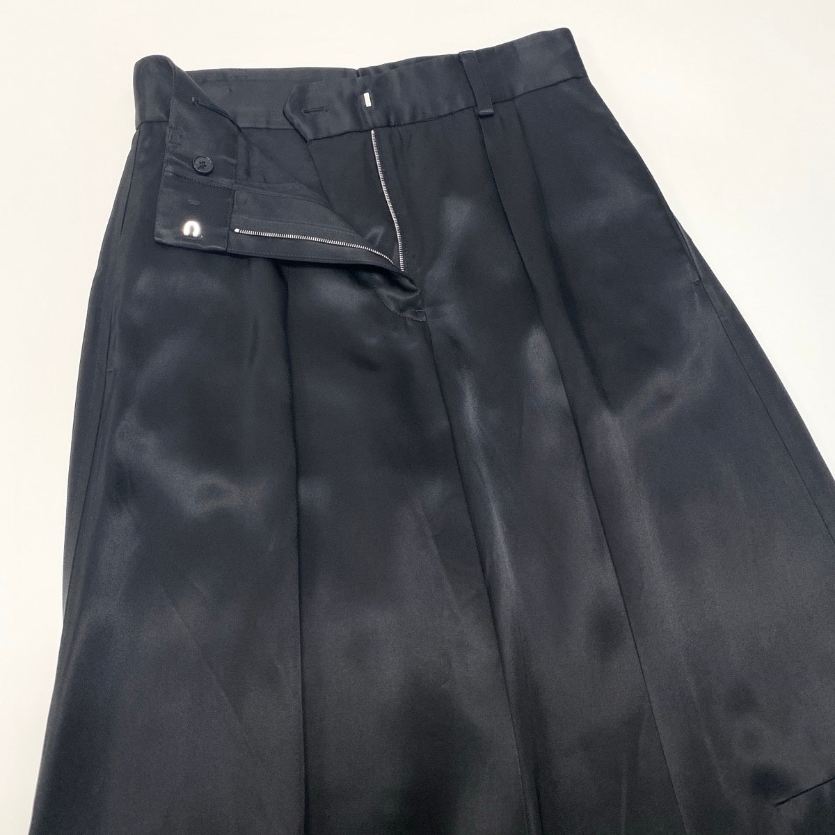 Eh1JIL SANDER Wide Trousers Rayon Black JO3KA0264 J65246 Size 34 Women'su02t