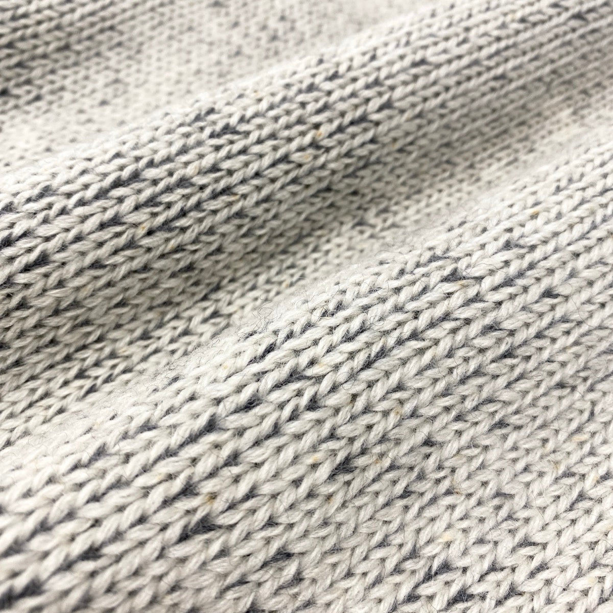 ＠H　Af25 Y's Yohji Yamamoto Wool Knit Sweater Size 3 Gray Ivory Made in Japan Men's