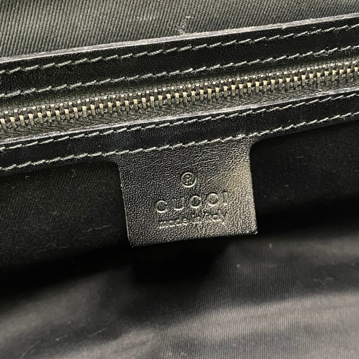 h29 GUCCI Tom Ford Era Studded Bamboo Bag Black Women'sta1