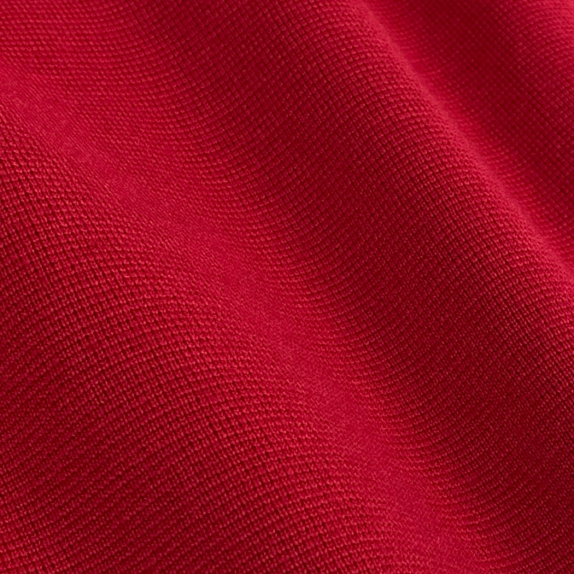 L Eh6  YVES SAINT LAURENT Skirt Suit Double Breasted Gold Button Knit Jacket Wool M Red Women o07t