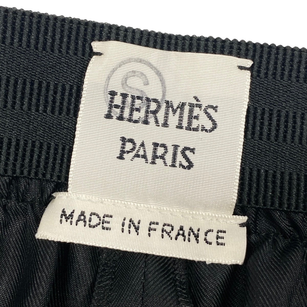 h17 HERMÈS Soldes Wide Silk Pants Size 34 Women'sk02i