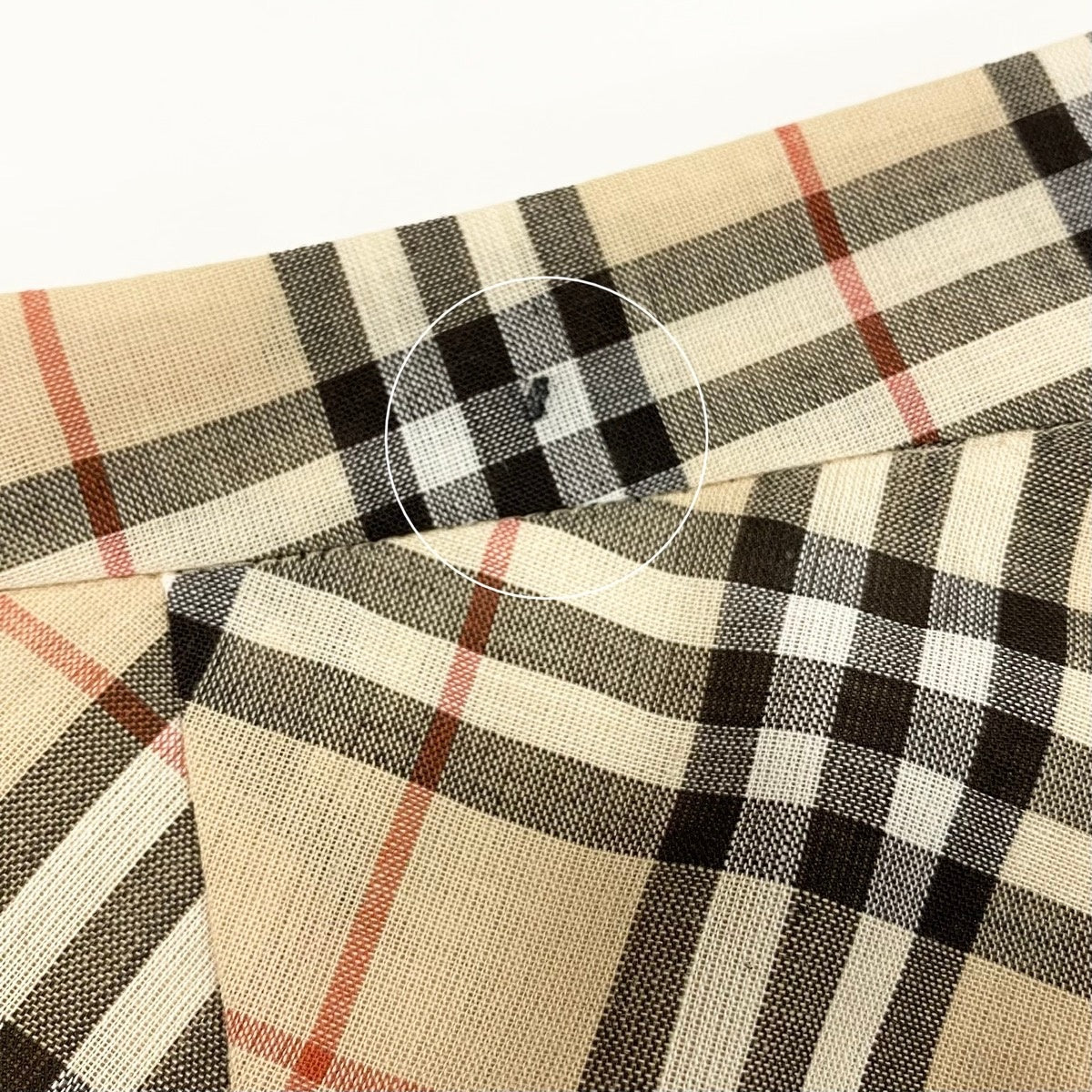 @Ig16 BURBERRY LONDON BLUE LABEL Nova Check A-Line Midi Skirt Beige Size 38 Womeno07t