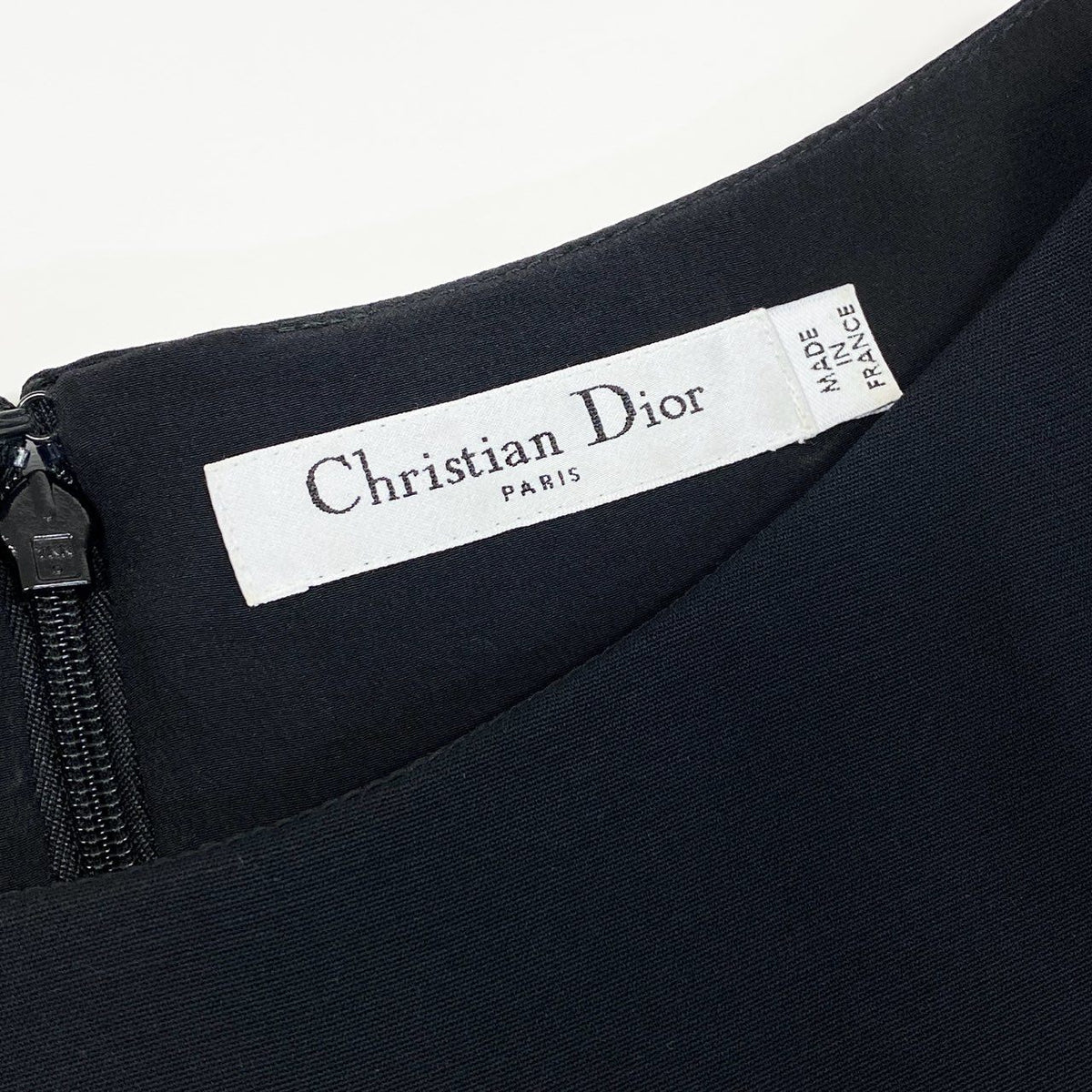 @Ed6 Christian Dior 2A21605E1170 Jacquard Switch Midi Dress Dress Size 38 Navy/Gray Women'sta1