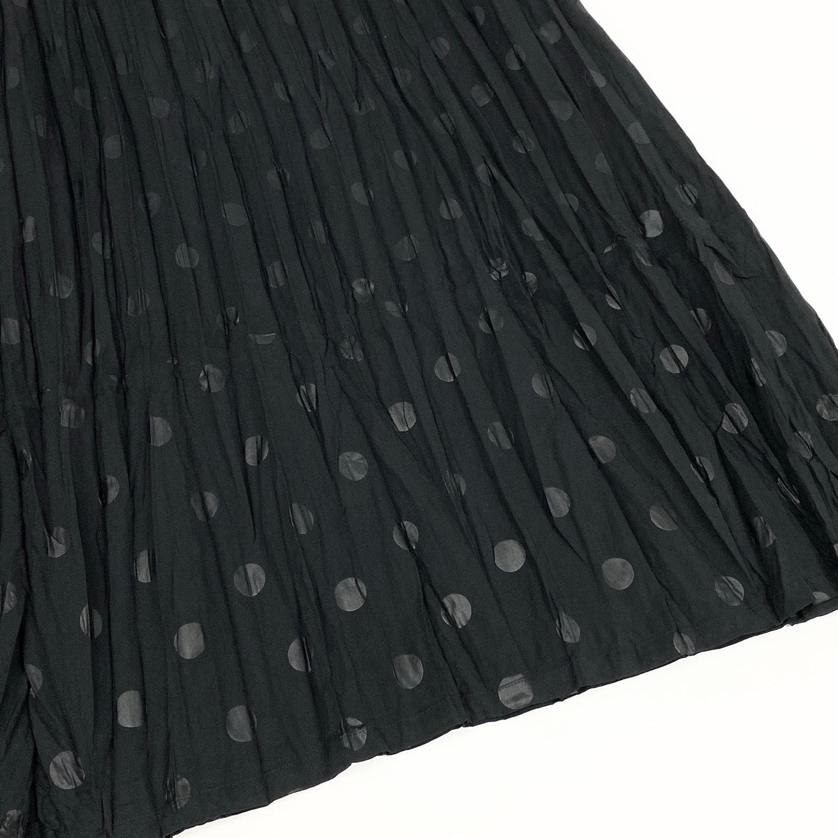 Ah10Y's for Living Dot Crinkle Top Dress Set Black Polyester Women'so07t