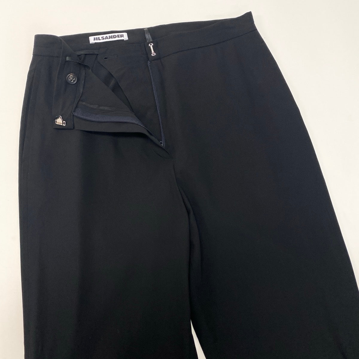 Eh1JIL SANDER Straight Leg Trousers Pants Made in Italy Size 36ta2