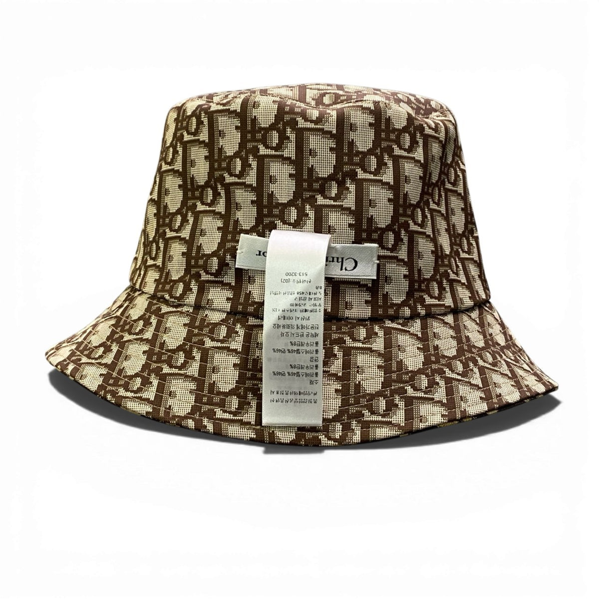 ＠c4 Christian Dior Reversible Bucket Hat Leopard Trotter Size 57 Made in Italyta1