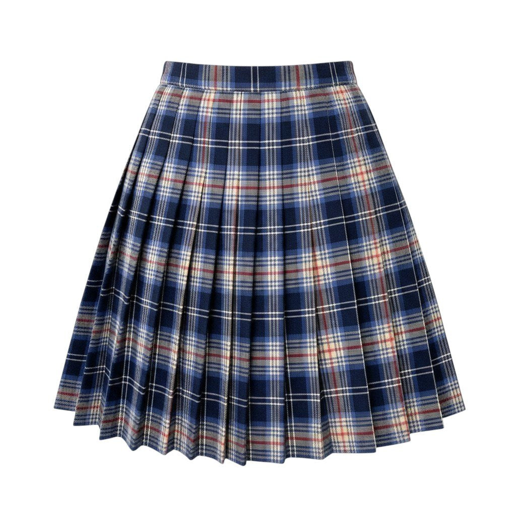 @D Ig9 BURBERRY バーバリー ラップスカート チェック柄 バックプリーツ サイズS/160 マルチカラー レディースo07t