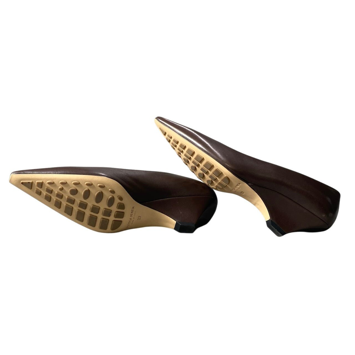 h10 【新品保管品】BOTTEGA VENETA Pointed Toe Pumps Made in Italy Size 37ta1